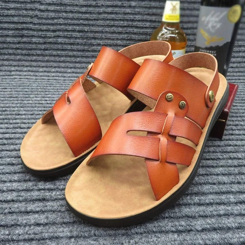 

Buckles De Sandalias Geser Leather Sandals Playa Men'S Sandals D'Ete Shoes Design Diseno Leather Sandals Elegant Pria