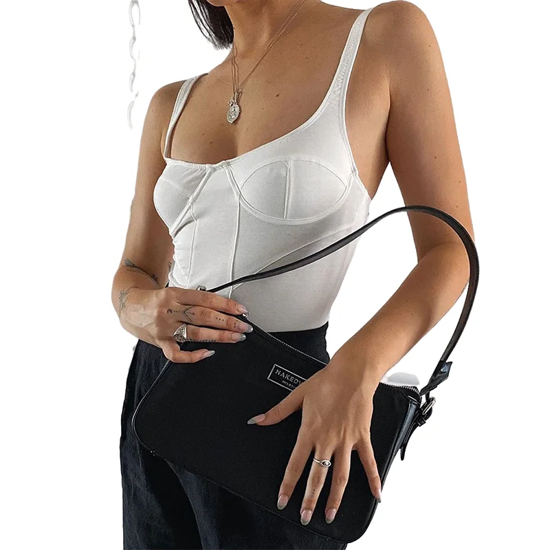 

Sleeveless vest outer custom one piece sexy white body suits for women slim bodysuit