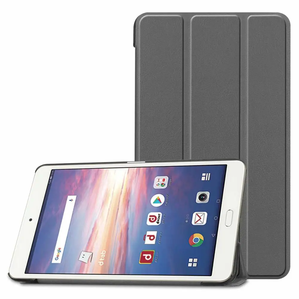 

Magnetic Flip Stand Case Cover for Huawei docomo dtab Compact d-02K 8.0 2018, As pictures