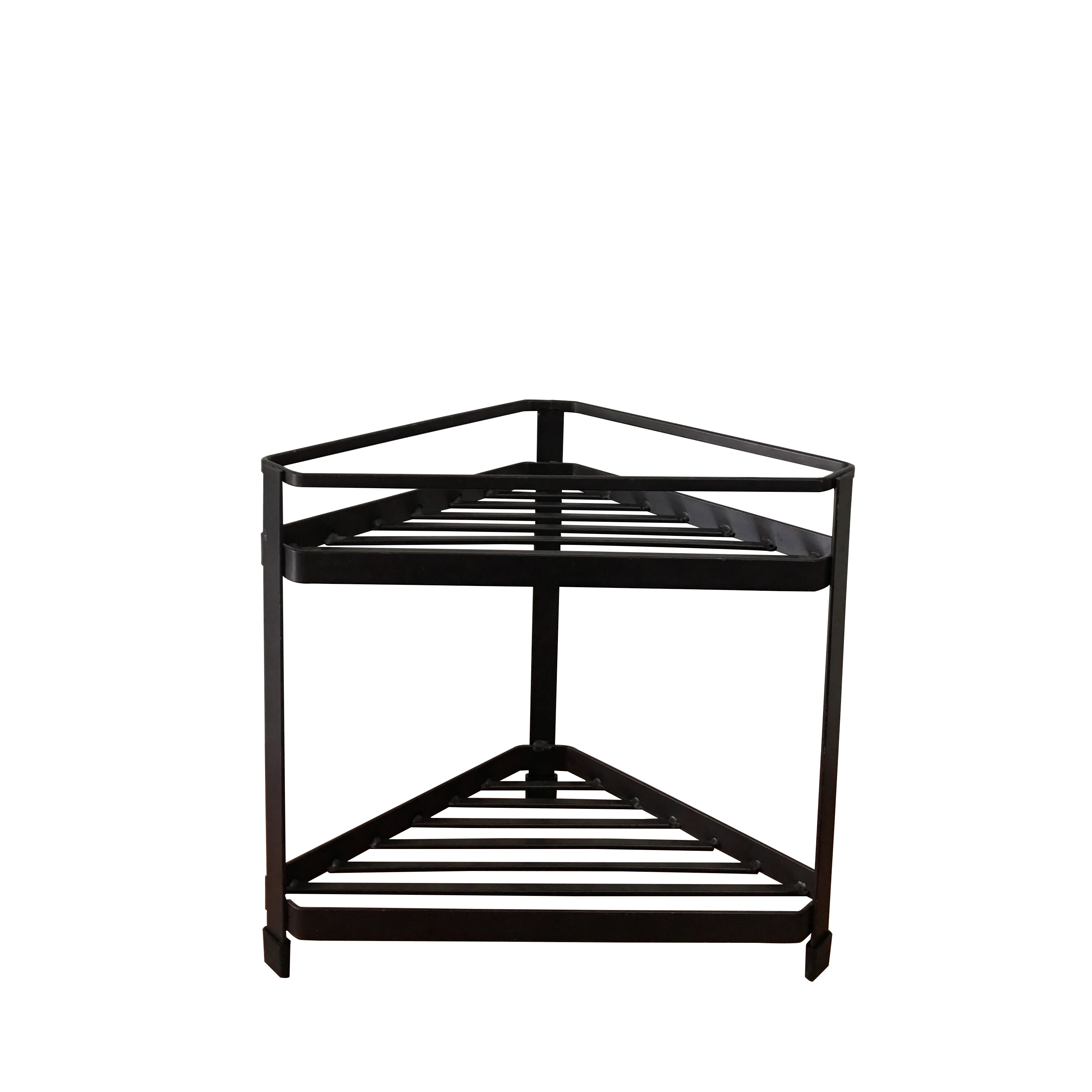 

Living Room Kitchen Bathroom carbon steel Triangle Storage Rack Multipurpose Corner Shelf