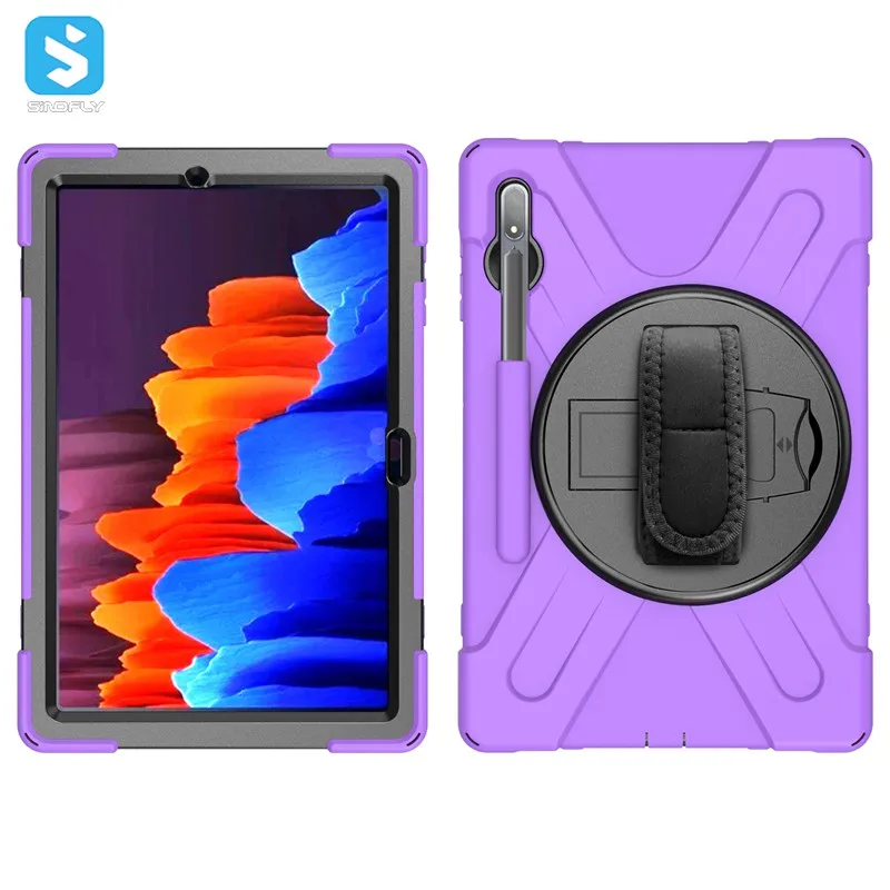 

Shockproof Armor Heavy Duty Protective Rugged Case for Samsung Galaxy Tab S7 Plus tablet PC cover for T970 12.4 inch