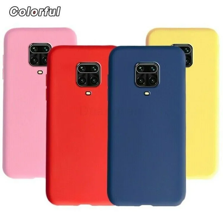 

Ultra Slim Liquid Silicone Slim Phone Case for Redmi Note 9 8 Pro 9s 8t 8 8a Soft Shock Proof Cover for 7a