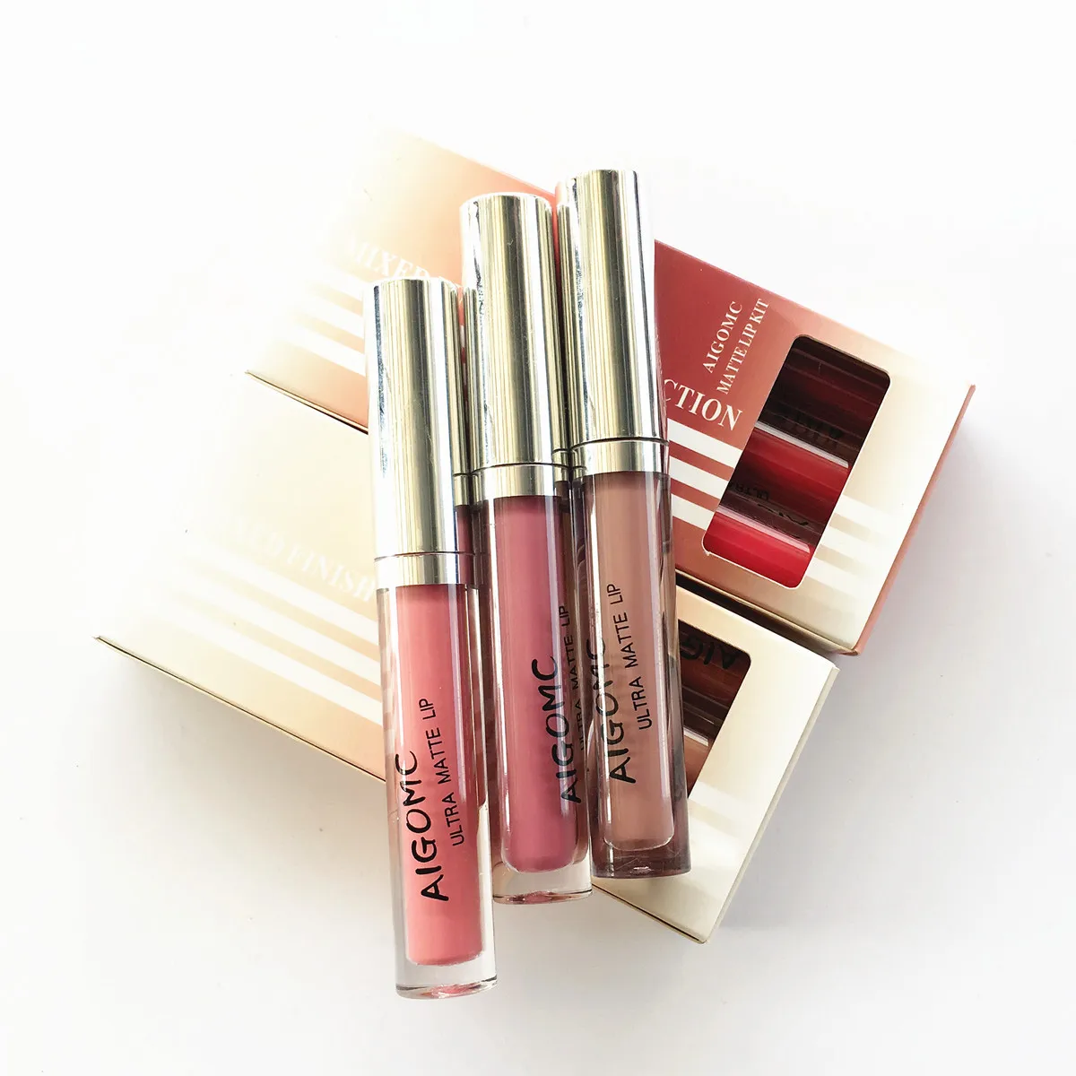 

Wholesale Good Pigment Lips Makeup Glossy Waterproof Moisturizing Lip Gloss Set