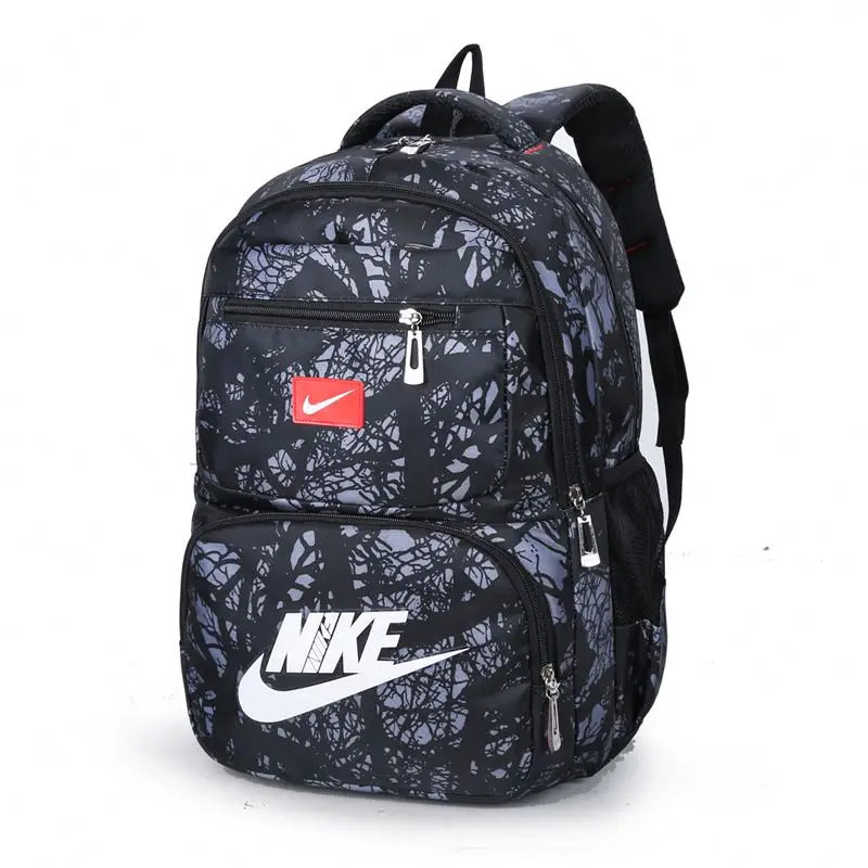 

Primary And Middle School Students Large Capacity Backpack School Bag, Red black blue
