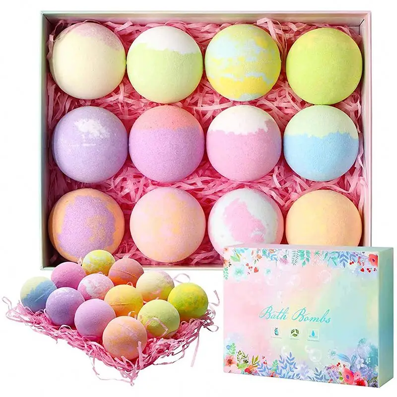 

Bath Bombs for Kids Set of 6 Colorful Egg Bath Fizzies with Dinosaur Surprise Gentle and Kids Safe Spa Bath Fizz Balls Kit