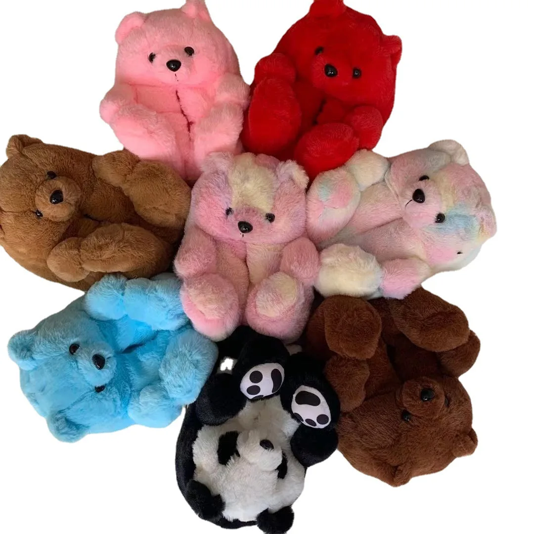 

Best Price Reliable quality teddy bear slippers soze 9 faux fur slippers teddy bear teddy bear slippers