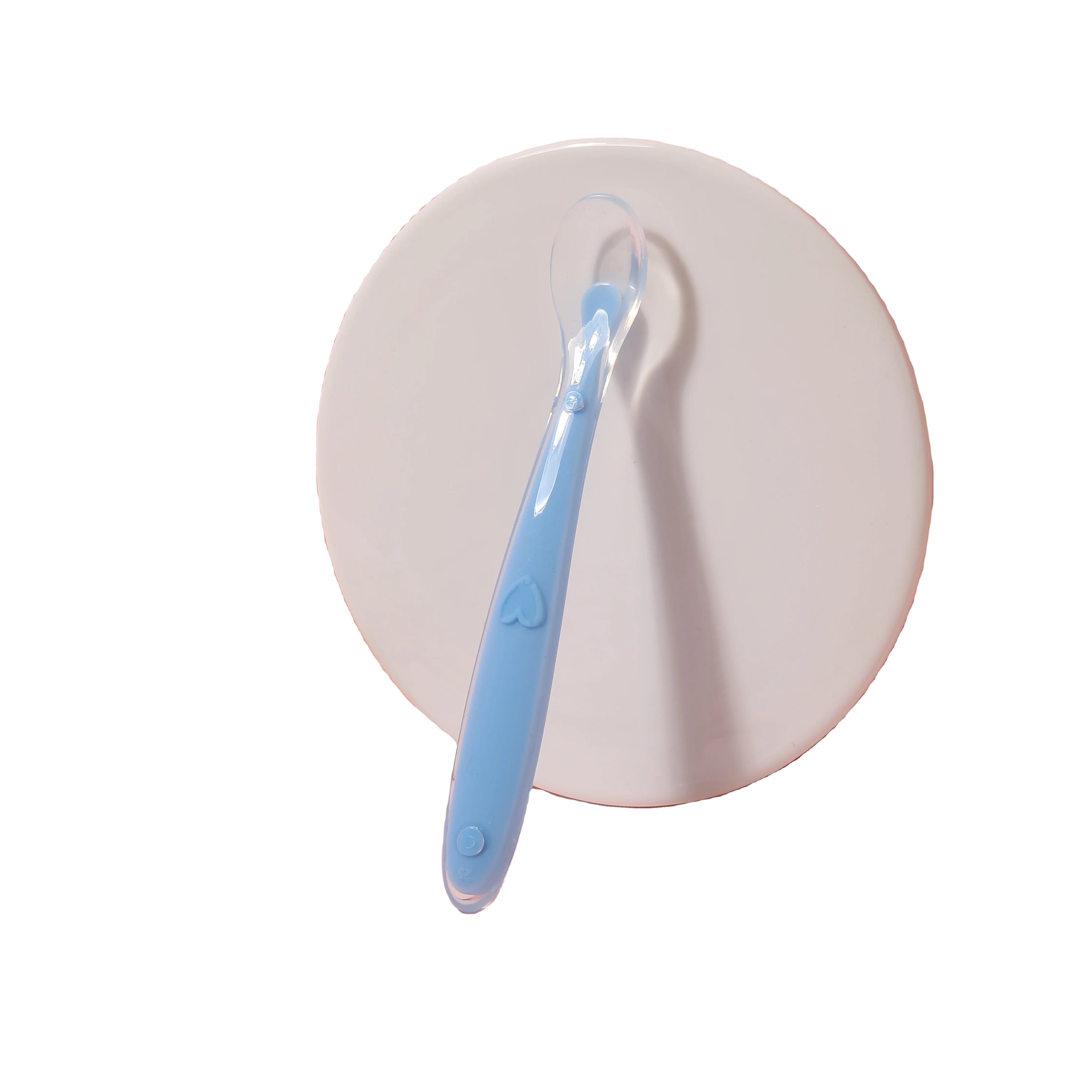 

2021 new Eco-friendly soft silicone baby spoon feeder soup baby feeding spoon for kids children baby training spoon, Customized color