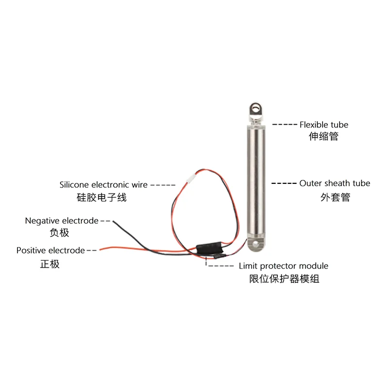 Speed 10mm/s Pull 0.6kg Dc 6v Motor Mini Electric Linear Actuators Waterproof For Precision in Tiny Spaces Use DIY Kids Toys