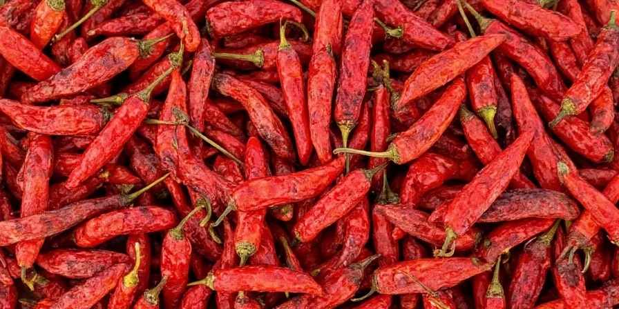 Comparison of different dried chilies