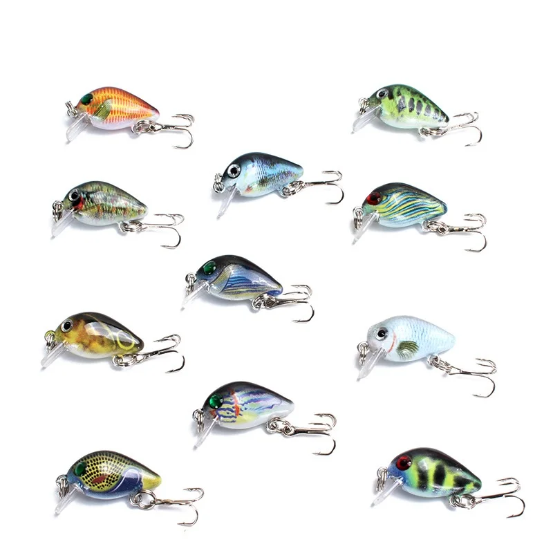 

Plastic Hard Bait Minnow Rotary Floating Pencil Paddle Fishing Lure Buzzbait, Various