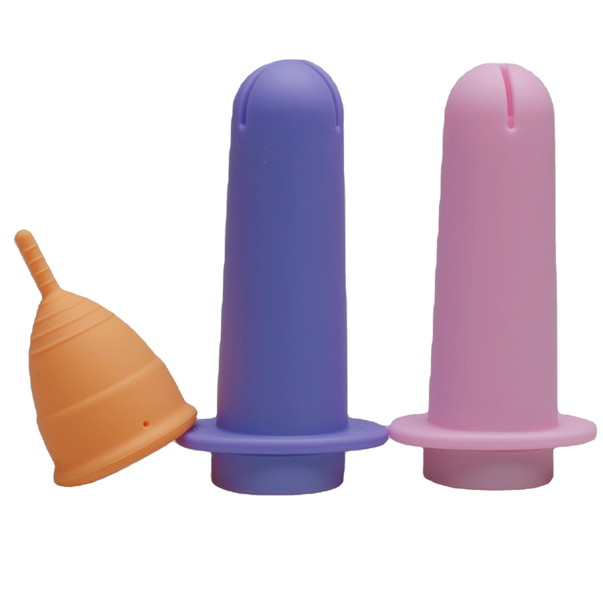 

New design menstrual cup Silicone applicator for any shape Period Cup applicator