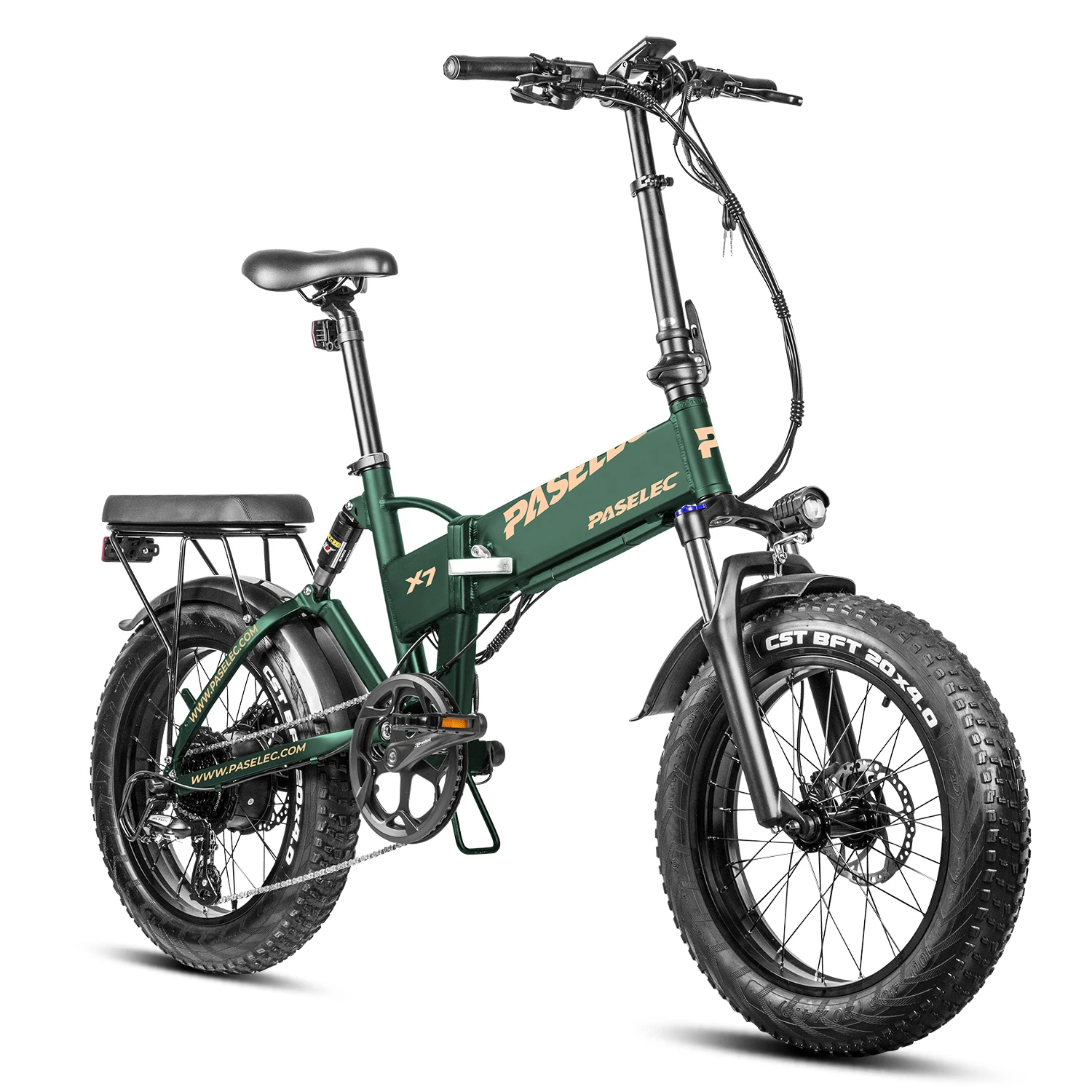 

PASELEC Foldable Fat eBike Hidden Battery Ebike electric folding bike Regenerative System