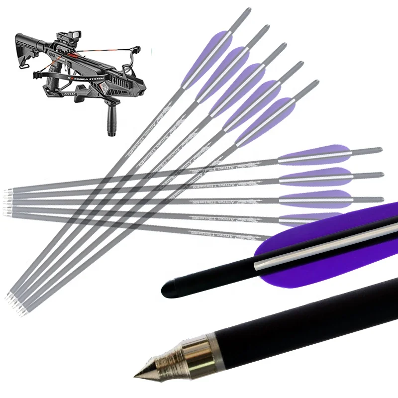 

1Pcs 13.5/16/17/18/20/22 Inch Carbon Arrow Column Replaceable Arrow Bolts for Crossbow Hunting Bow Arrow Archery