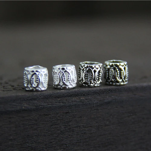 

925 Sterling Thai silver Beads vintage silver spacer beads for making jewelry
