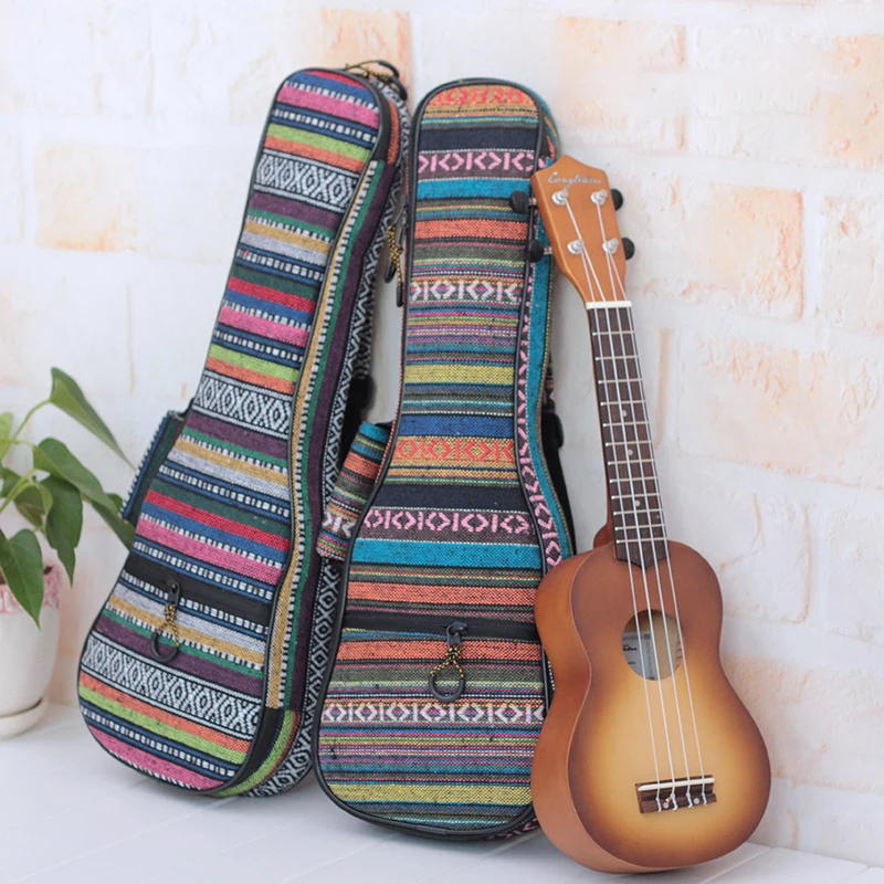 

Concert Ukulele Beginner 23 21 26 Inch Wooden Ukelele Instrument bag Kit with Gig Bag instrument bag case Strings Picks Strap