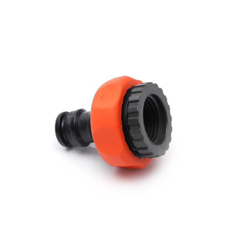 Garden Abs 1/2"3/4" Rubber Tap Hose Connector Adaptor With Soft Grip