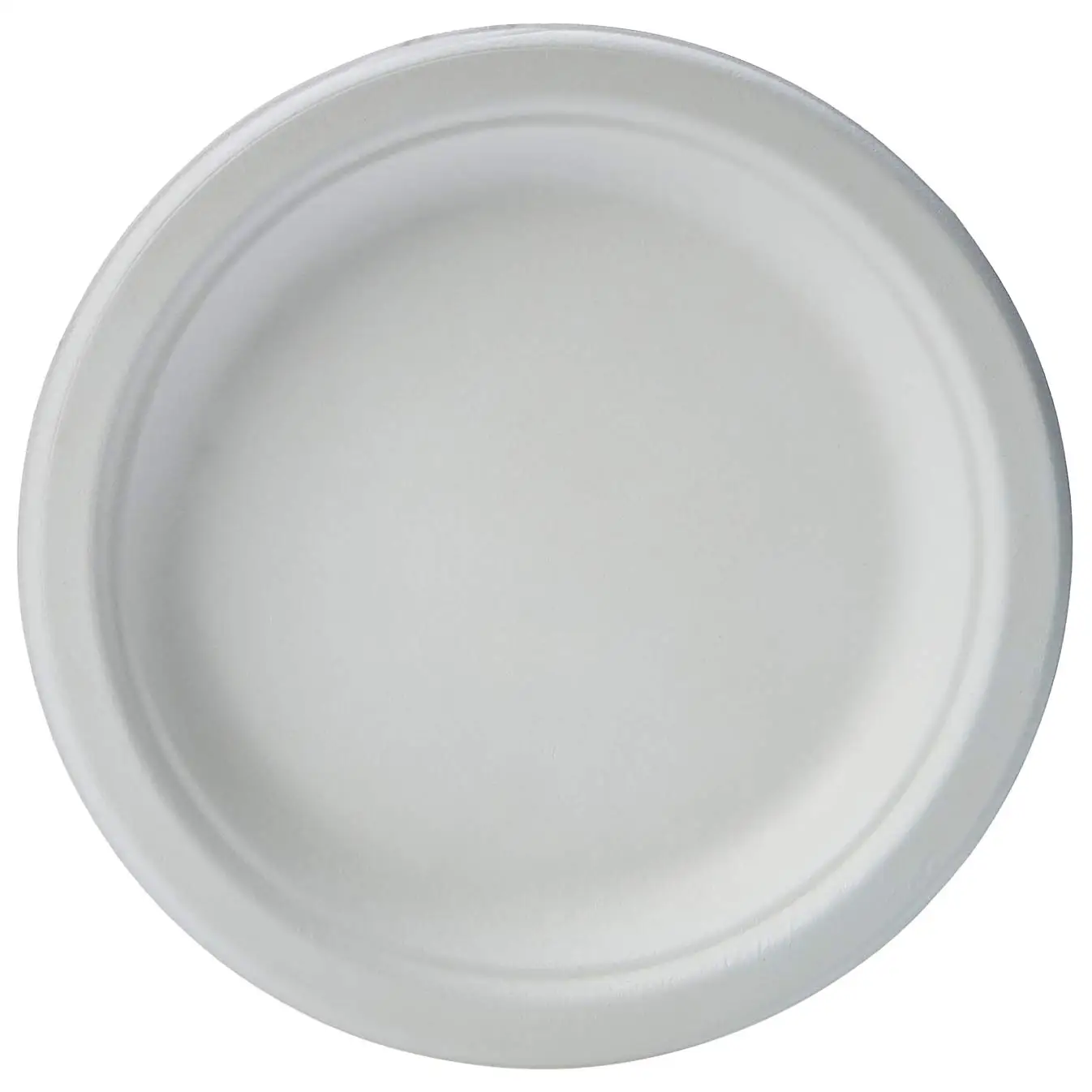 

Factory direct sales 10 inches by 8 inches bagasse oval disposable compostable paper plates biodegradable, White or light yellow