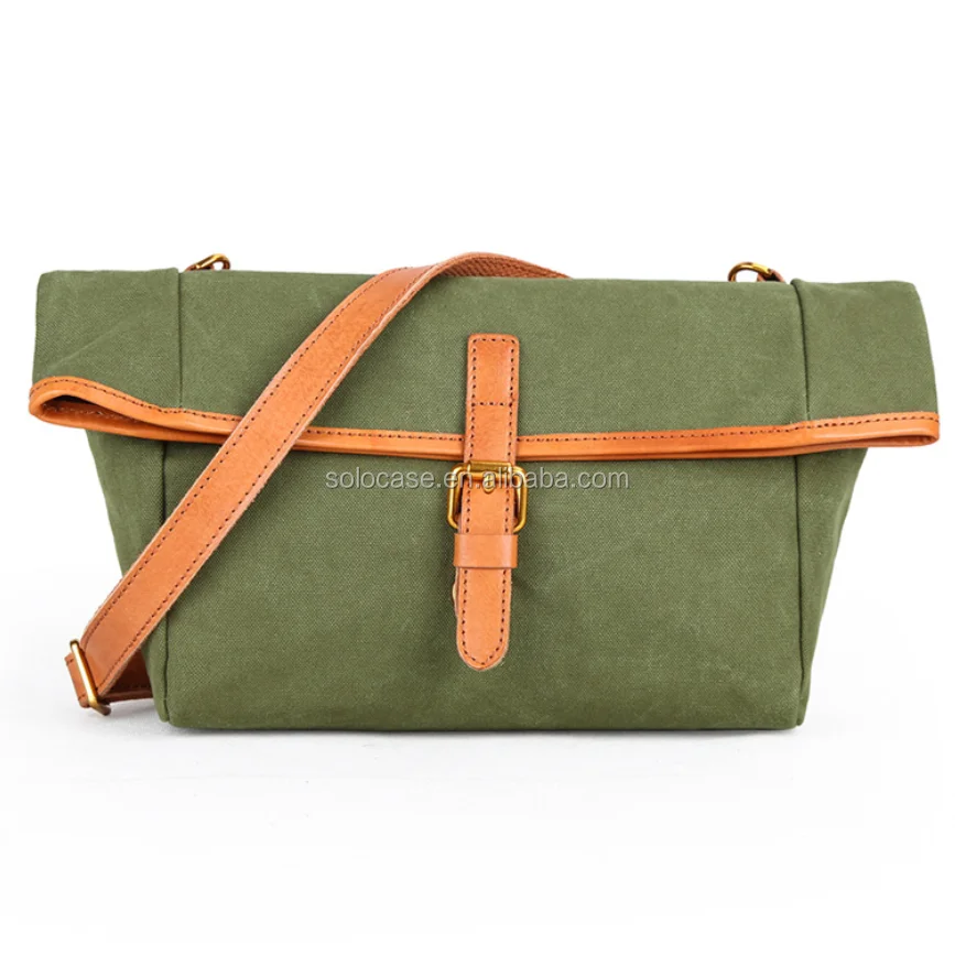 Crossbody Canvas Messenger Bag