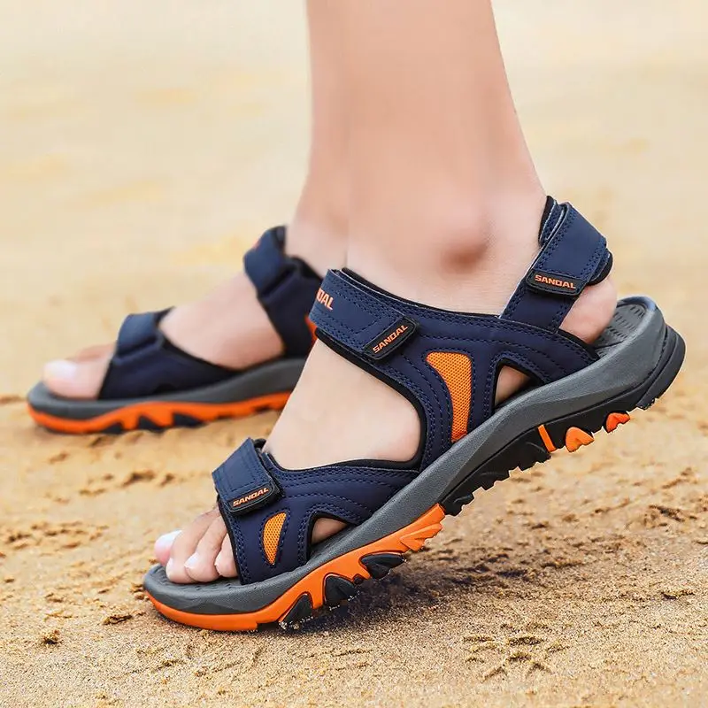 

new designs sandals summer beach men brand men sandals, Optional