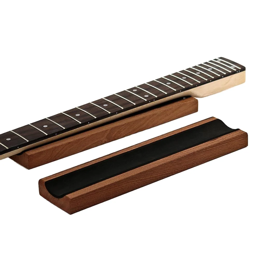 

Guitar Bass Neck Rest Caul Neck Long Neck Support Guitar Fretwork Cork Lined Guitar tools repair