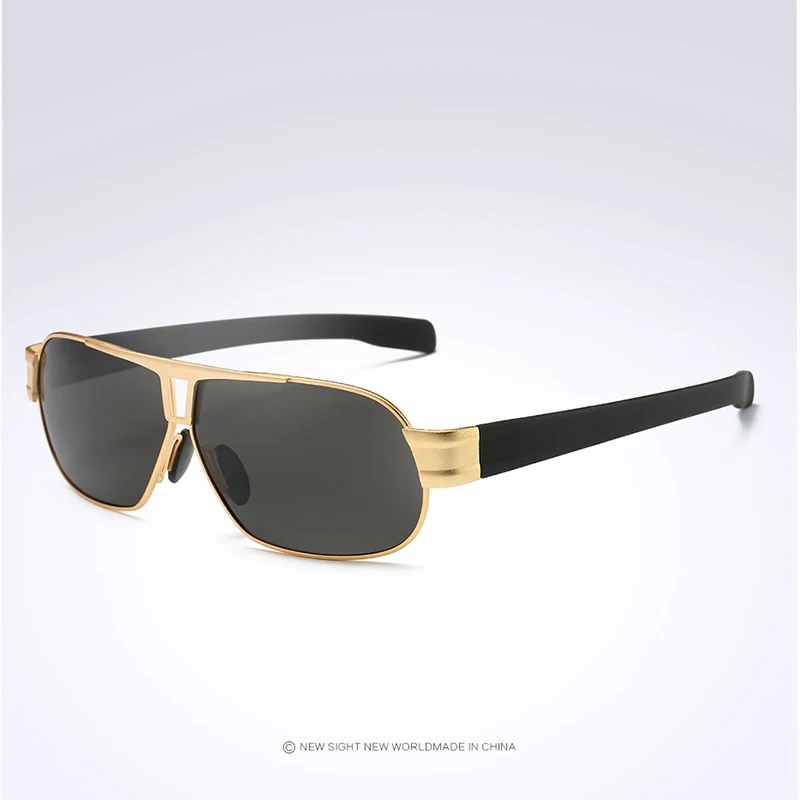 

New brand high quality acetate classic square polar eagle uv400 polarized sports sunglasses for mens