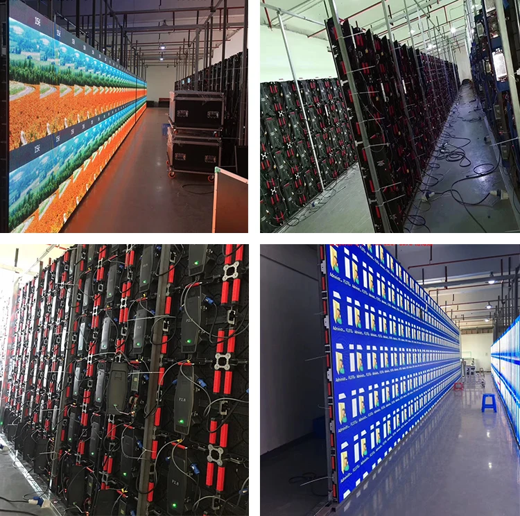 Good price outdoor P3.91 rental led screen 500x500mm cabinet led video wall