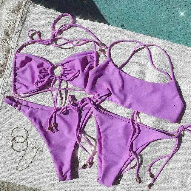 

2021 OEM custom made women swimwear sexy bikini fashion show sexy bikini