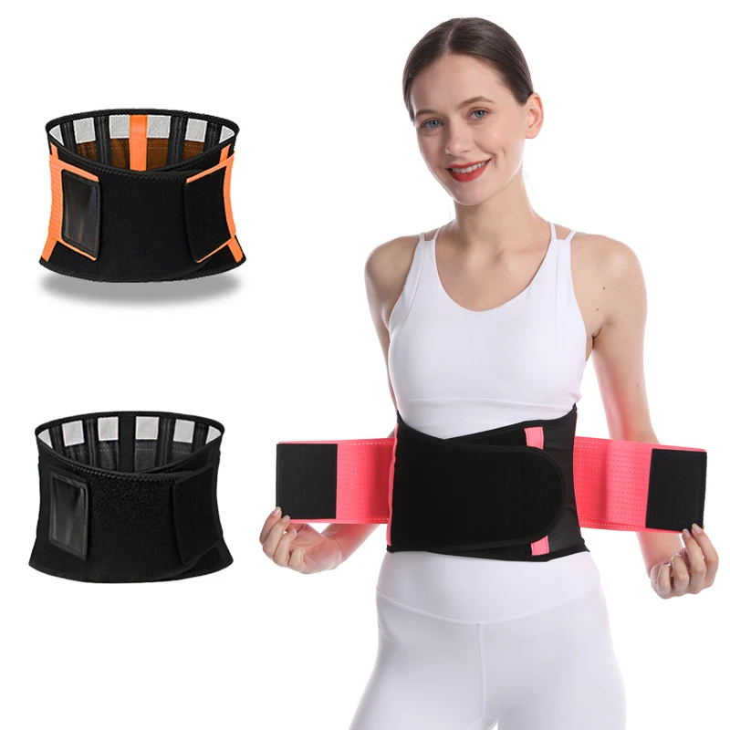 

New Waist Support Belt With Double Elastic Straps Waist Trainer Elastic Neoprene Waist Belt For Women