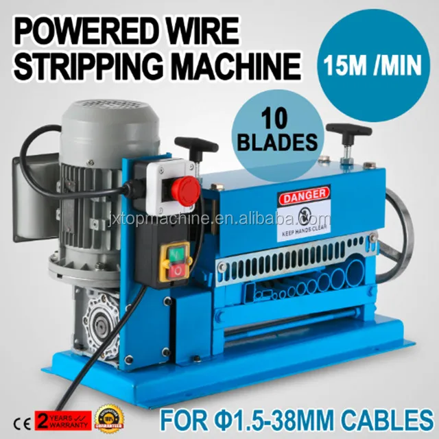 Electric & Manual Multicore Scrap Cable Wire Stripping Machine King