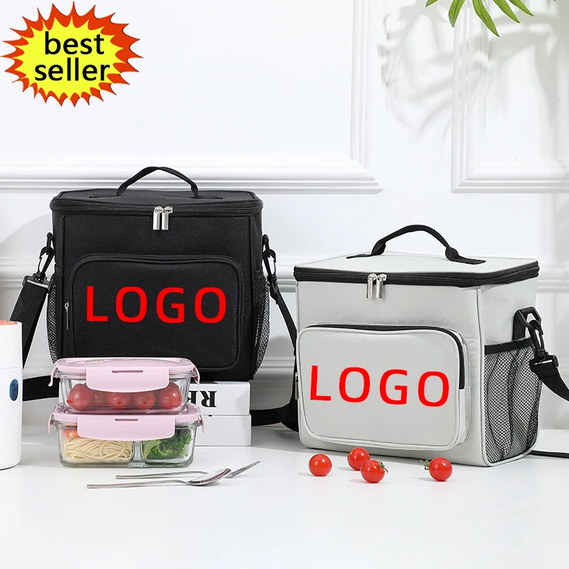 

Custom Logo Promotional Reusable Thermal Insulation Bag Wholesale Non Woven Insulated Lunch Cooler Bag For Food, Multicolor