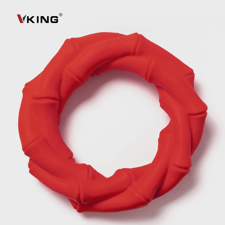 

rubber pet toy ring chew training interactive dog toy for medium dogs boredom