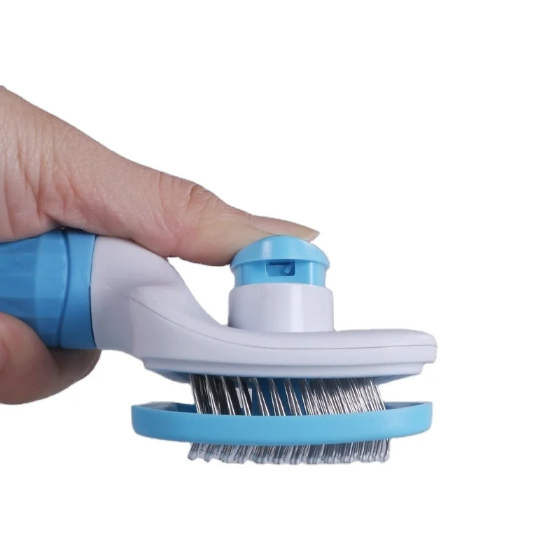 

Wholesale Customized High Quality TELULA Pet Dog Grooming Cleaning Tool Pet Comb Self-cleaning