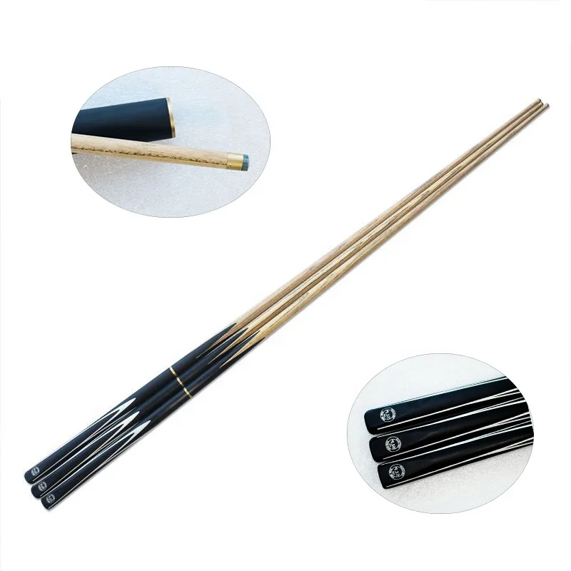 

Hot Selling Cheap Price Billiard Snooker Cues, Billiard Cue 3/4 joint,9mm 10 mm tip, Wood color