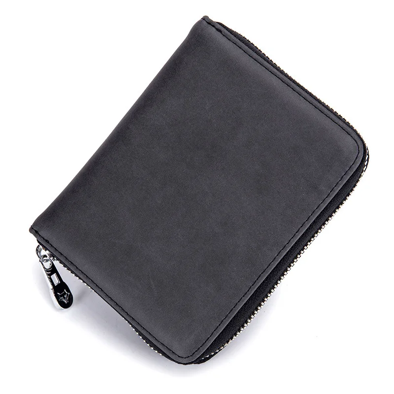 

2020 Hot sale organ passport holder leather multi-function anti-theft rfid card case, Any color