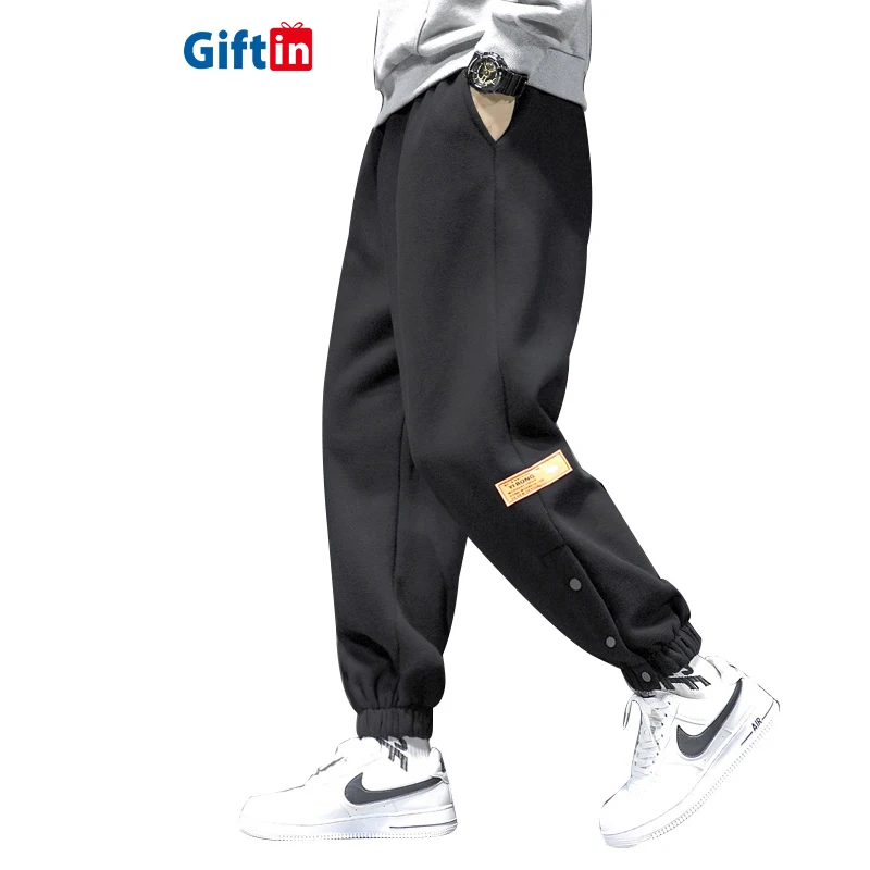 

Wholesale Thick Cotton Cashmere Jogger Gym Custom Logo Mens Fitness Joggers Men