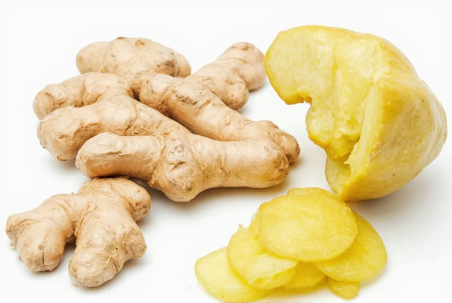 Person measuring blood sugar while preparing ginger tea in kitchen