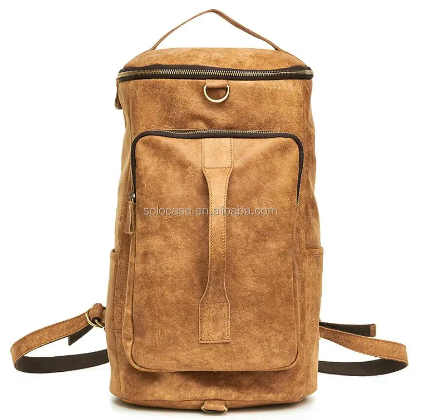 Vintage Waxed Canvas Backpack
