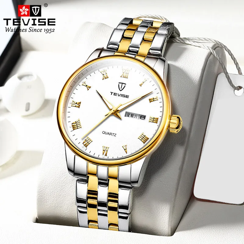 

Fashion Casual Luxury Men's Brand Quartz Wristwatch Men Quality Business Watches Hot Sale Watch, Optional