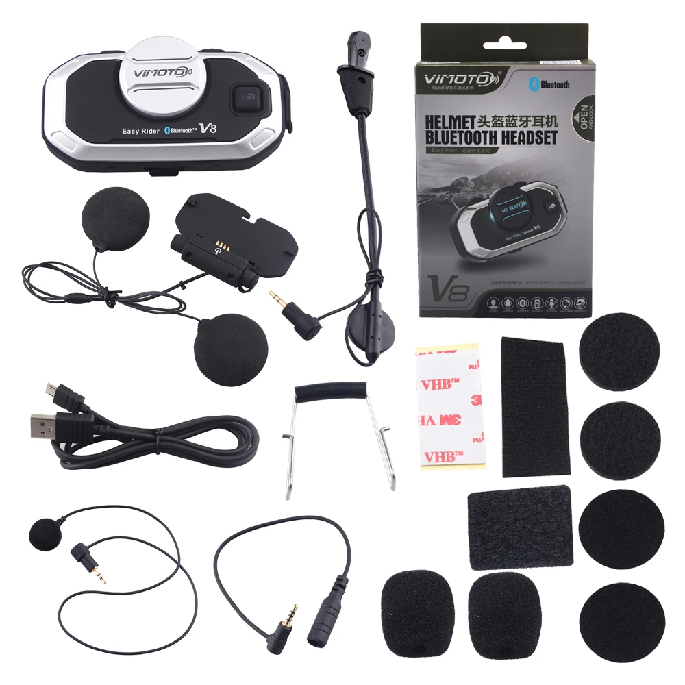 2 Corredores Vimoto V8 10m Intercomunicador De Bluetooth Inalámbrico De Dúplex Completo De Comunicador Cascos De Motocicleta Bt Intercom Para Jinete A 2 Corredores Vimoto V8 10m Intercomunicador De Bluetooth Inalámbrico De Dúplex Completo De Comunicador Cascos De Motocicleta Bt Intercom Para Jinete A