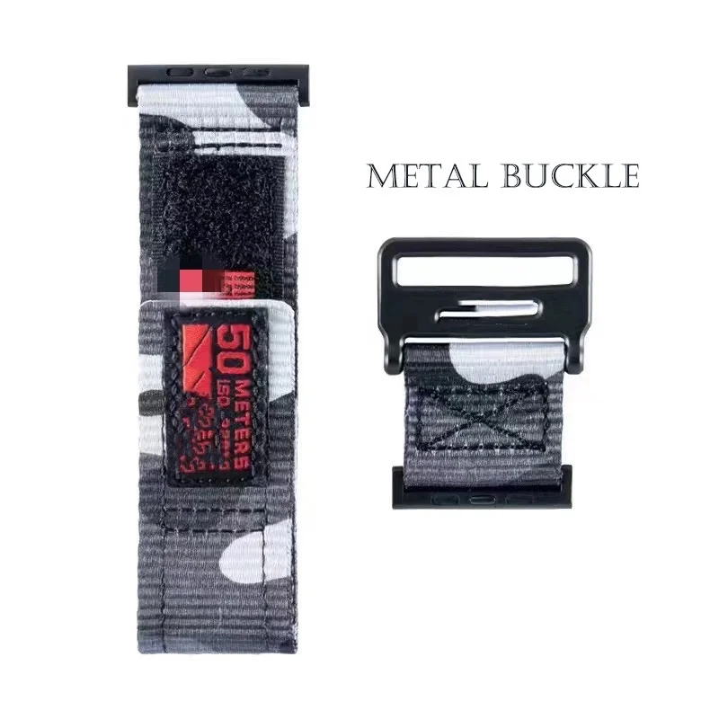 

Strap For Apple Watch bands for uagging 44 mm 40mm iwatch 42mm 38mm pulseira nylon watchband correa bracelet, Orange/blacke/camouflage