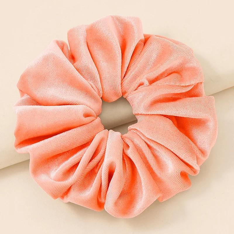 

Hot sale Oversized Hair Ties Designer Extra XL Jumbo Hair Scrunchies Large Solid Color Hair Scrunchies