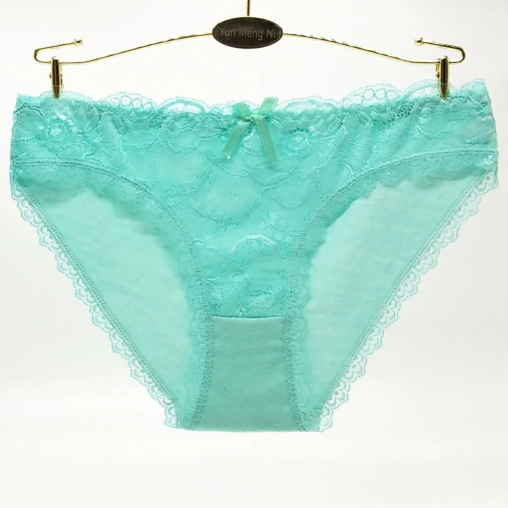 lace front cotton back full brief