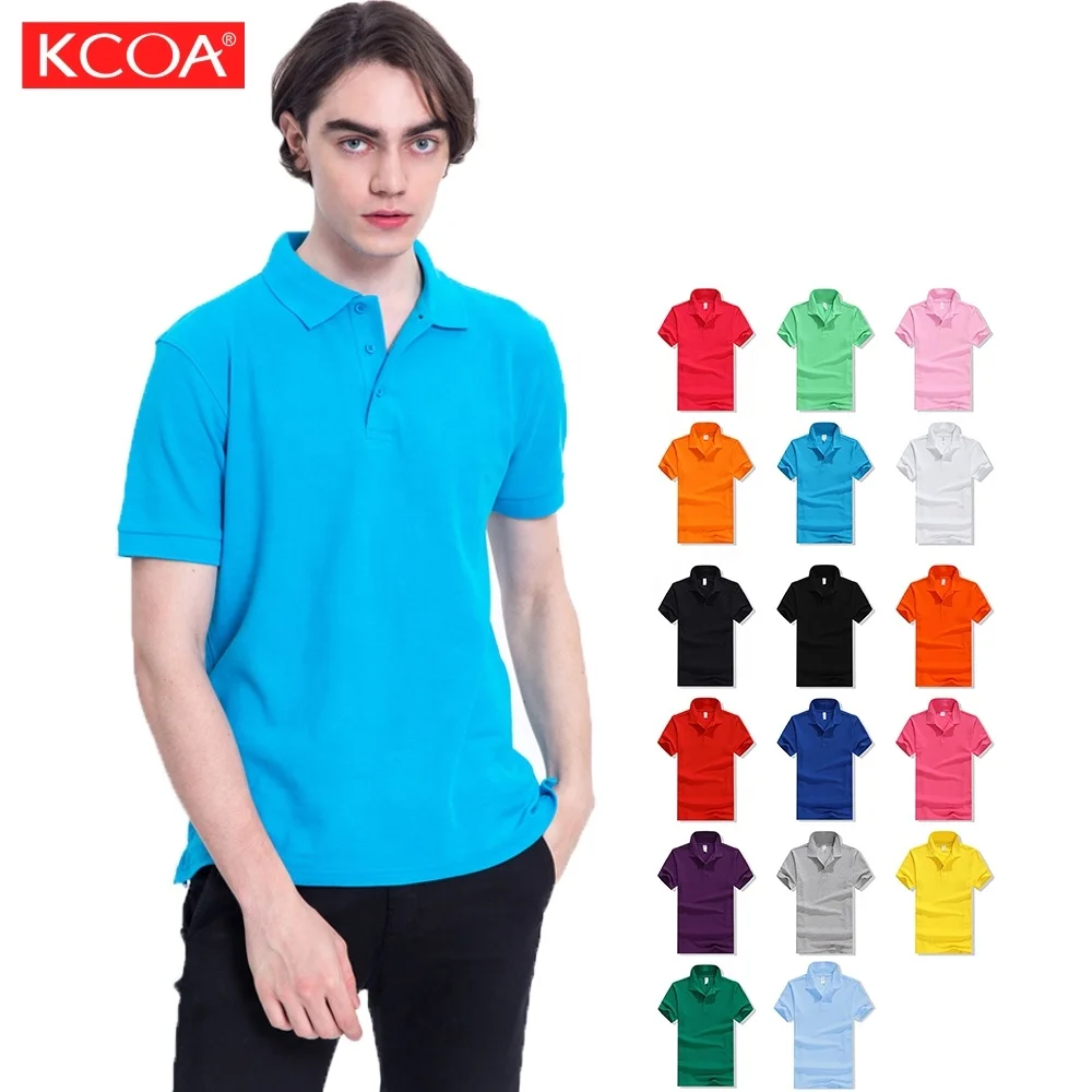 

Best Selling 230GSM Cotton Basic Men's Casual Golf Polo Shirt With Logo