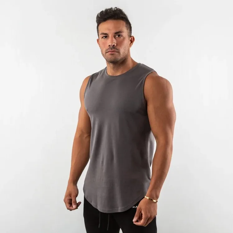 

Cotton Muscle Gym Workout Stringer workout tank tops for men