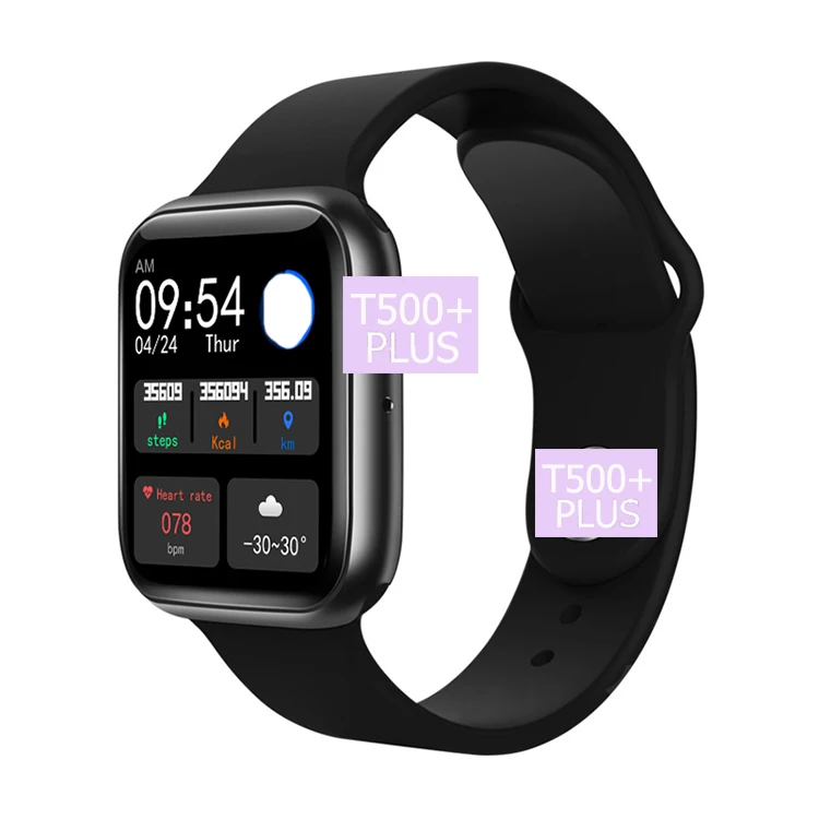 

BT Call Smart Watch 1.75 Full Touch Smart Split Screen Games Smart Watch Band T500+ Plus PK HW12 W26 Sport Smart Watch Series 6