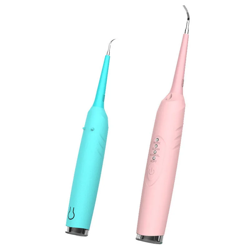 

Household Private Label Silicone Ultrasonic Calculus Dissolving Electric Teeth Cleaner Tooth Whitening Cleaner, Blue and pink