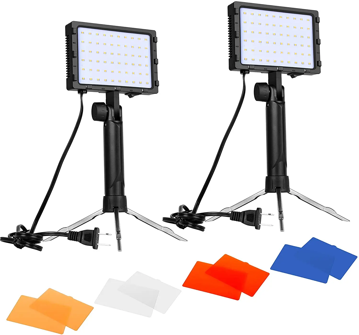 

60 LED Continuous Portable Photography Lighting Kit for Table Top Photo Video Studio Light Lamp