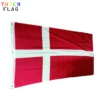 custom size 100% Polyester Single Layer Denmark Flag