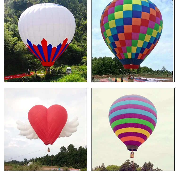 Custom Made Big Size Entertainment Sports Games Hot Air Balloon Flying For Sale