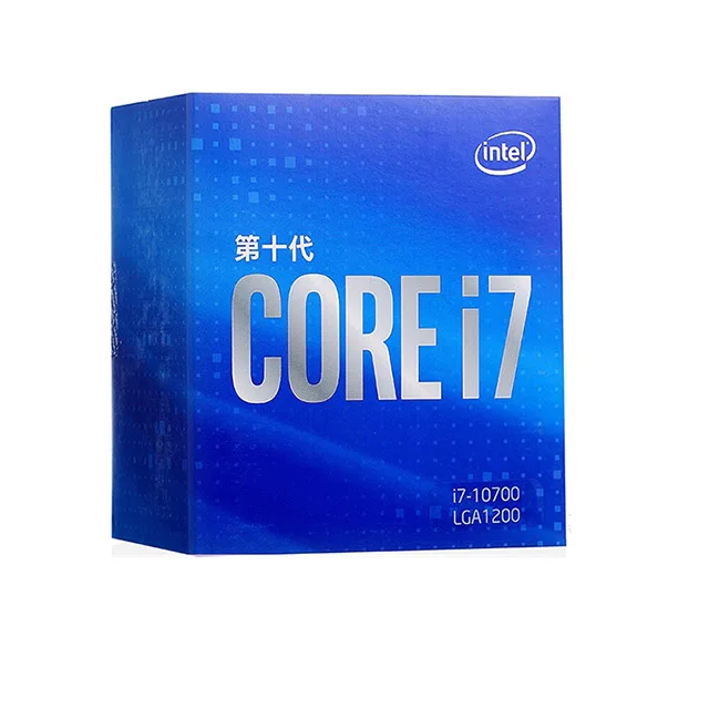 

(Intel) i7 10700K 10700KF 10700 9700 Chinese boxed CPU processor i7 10700 8-core 16 threads 3.8GHz